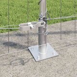  Euro Ograda s Betonskom Podlogom 25 x 1,2 m Srebrna | Eponuda.com