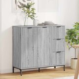  Kreveta Siva Sonoma 89,5 x 33 x 82 cm Konstruirano drvo | shoptok.hr