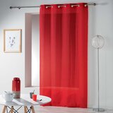 Douceur d intérieur Rdeča prosojna zavesa 140x280 cm Telma – | Shoptok.si