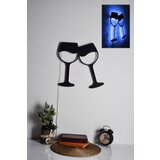 Wallity dekorativno led osvetljenje wine glasses, 37x40 cm, plavo | ePonuda.com