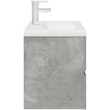  2-dijelni set kupaonskog namještaja siva boja betona drveni 80 x 38.5 x 45 cm | shoptok.hr