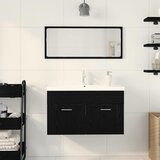  Kupaonski ormar Crni hrast 80 x 38,5 x 46 cm Konstruirano drvo | shoptok.hr