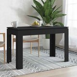  Blagovaonski stol crni 120 x 60 x 76 cm konstruirano drvo | shoptok.hr