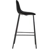 5-dijelni barski set od tkanine crni | shoptok.hr