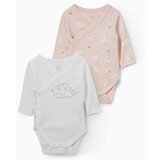 CA bodi za bebe, Set od 2, Belo-roze Cene