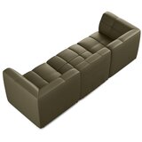 Makamii Kaki zelena sedežna garnitura iz umetnega usnja 255 cm Aloha – | Shoptok.si