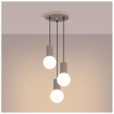 Sollux Obesna svetilka HALO 3P taupe, (5000352196) Cene