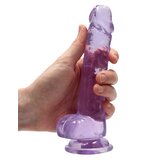 REALROCK Realistic Dildo with Balls 7" 17 cm Purple Cijene