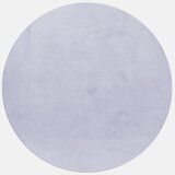 XXXL Preproga Z Visokim Florom Pouffy, Srebrna, 160cm | Shoptok.si