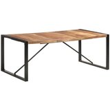  Jedilna miza 200x100x75 cm trden les in finiš iz palisandra, (20710970) | Shoptok.si
