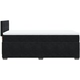 Box spring krevet s madracem crni 80 x 200 cm baršunasti | shoptok.hr
