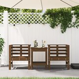  Vrtne stolice 2 kom boja meda 61,5x53x71 cm od masivne borovine | shoptok.hr