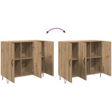  Kreveta Umjetnički hrast 90 x 32,5 x 80 cm Konstruirano drvo | shoptok.hr