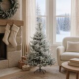  Umjetno božićno drvce s nogom 120 cm PVC i metal | shoptok.hr