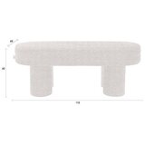 Dutchbone Rjava klop iz tkanine bouclé Fern – | Shoptok.si