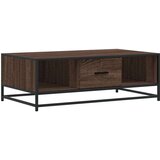 VidaXL Stolić za kavu boja smeđeg hrasta 100x57x35 cm od drva i metala VidaXL Stolić za kavu boja smeđeg hrasta 100x57x35 cm od drva i metala Slike