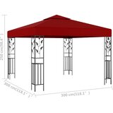  Sjenica 3 x 3 m crvena boja vina | shoptok.hr