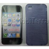  Gumijasti / gel etui Jelly Plum za Apple iPhone 4 4S - modri Cene