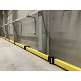 Axelent Sredinski stebrič za zaščito pred trki X-Protect, višina 350 mm, dva priključka, na nasprotnih straneh | Shoptok.si