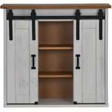 Viseći ormarić HALDEN 2 klizna vrata bijeli 75x22 5x70 cm bor | shoptok.hr