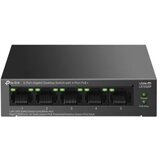 Tp-link LS105GP 5-Port Gigabit Desktop Switch with 4-Port PoE+, 4x Gigabit PoE+ Ports, 1x Gigabit Non-PoE Port, 802.3af/at, 65 W PoE Power, Desktop Steel Case, Extend Mode for 250m PoE Trans Cijene