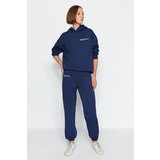 Trendyol Navy Blue More Sustainable Loose Jogger Fleece Inner Knitted Knitted Sweatpants | shoptok.hr