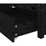  Za krevet s ladicama crni 140 x 190 cm | shoptok.hr