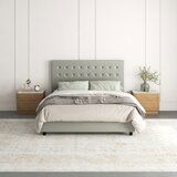 Støraa Sivi tapecirani bračni krevet 140x200 cm Emily – | shoptok.hr