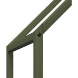 vidaXL stojalo za drva olivno zelena 60x25x90 cm hladno valjano jeklo | Shoptok.si