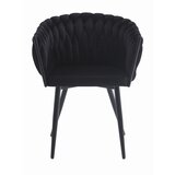 Brandless Stol ORION - žametna črna x 1, (22044108) | Shoptok.si