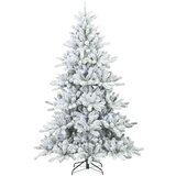 vidaXL Umjetno božićno drvce s nogom with LEDs s stalakom 210cm PVC | shoptok.hr