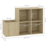 Ormarić za cipele boja hrasta 105x35,5x70 cm konstruirano drvo | shoptok.hr