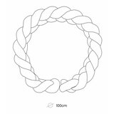 MeowBaby Bež gnijezdo za bebe 100x100 cm - | shoptok.hr