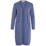 Vila Noos Ril Long Cardigan - Bijou Blue Plava