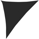 vidaXL Senčno jadro 160 g/m² črno 3x4x5 m HDPE, (20729418) | Shoptok.si