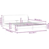  Okvir za krevet Dover ružičasti 200x200 cm baršunasti | shoptok.hr
