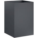  Vrtna saksija 2 kom. Antracit 40 x 40 x 75 cm Čelična vrata | shoptok.hr