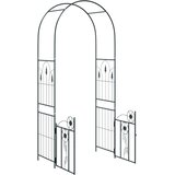  Vrtni lok s ključavnico Črna 102 x 50 x 218 cm, (5000160756) | Shoptok.si