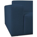 Scandic Temno modra kotna sedežna garnitura iz tkanine bouclé (desni kot) Roxy – | Shoptok.si