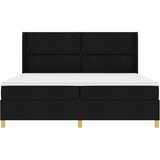 Box spring krevet s madracem Crna 200 x 200 cm tkanina | shoptok.hr