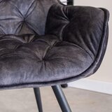 MID.YOU Set Stolov Alan, Antracit, 2 Kos | Shoptok.si