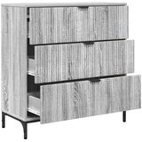  Kreveta Siva Sonoma 79,5 x 33 x 82 cm Konstruirano drvo | shoptok.hr