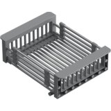 Quadron ocjedna košara BASKET boja steel/grey handles, 305-440x225x92 | shoptok.hr
