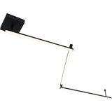 QAZQA Stropna svetilka črna 148,8 cm vklj. LED 3-stopenjska nastavljiva zatemnitev - annuschka | Shoptok.si