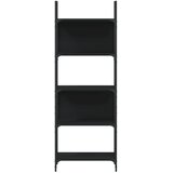 Police za knjige s 5 razina crne 60,5 x 24 x 166,5 cm drvene | shoptok.hr