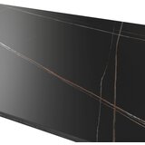Bessagi Home Jedilna Miza Kiano, Črna, Porcelan, 220x105 | Shoptok.si