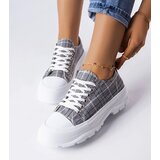 Gemre Gray checkered sneakers McKeylor | ePonuda.com