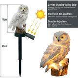 Venisymlis Owl Shape Luč Led Zunanja Solarna Vrtna Vodoodporna Ustvarjalna Energijsko Varčna Svetilka Travna Vrt Dekoracija Okrasna Lanterna Krajinska Luč (Bela, (22068198) | Shoptok.si