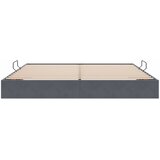 Otomanski krevet s pohranom Tamnosiva 200 x 200 cm Baršun | shoptok.hr