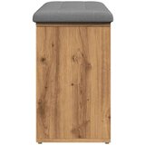 vidaXL Klupa za cipele obrtnički hrast 102x32x50 cm izrađeno drvo | shoptok.hr